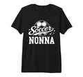 Soccer Nonna Soccer Ball Tri Blend T-Shirt - Novelty Apparel for Adults