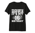 Bruh Its My 16Th Birthday Soccer T-Shirt - Casual Everyday Wear for Adults