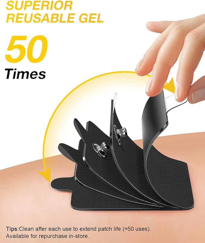 TENS Unit Muscle Stimulator for Pain Relief Therapy – 24 Modes TENS Machine & EMS Massager, Period Simulator Machine for Men & Women, Portable Muscle Stimulator for Back, Shoulder, and Neck Pain