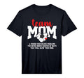 Mens Soccer Team Mom Definition Soccer T-Shirt - Novelty Apparel Men Women