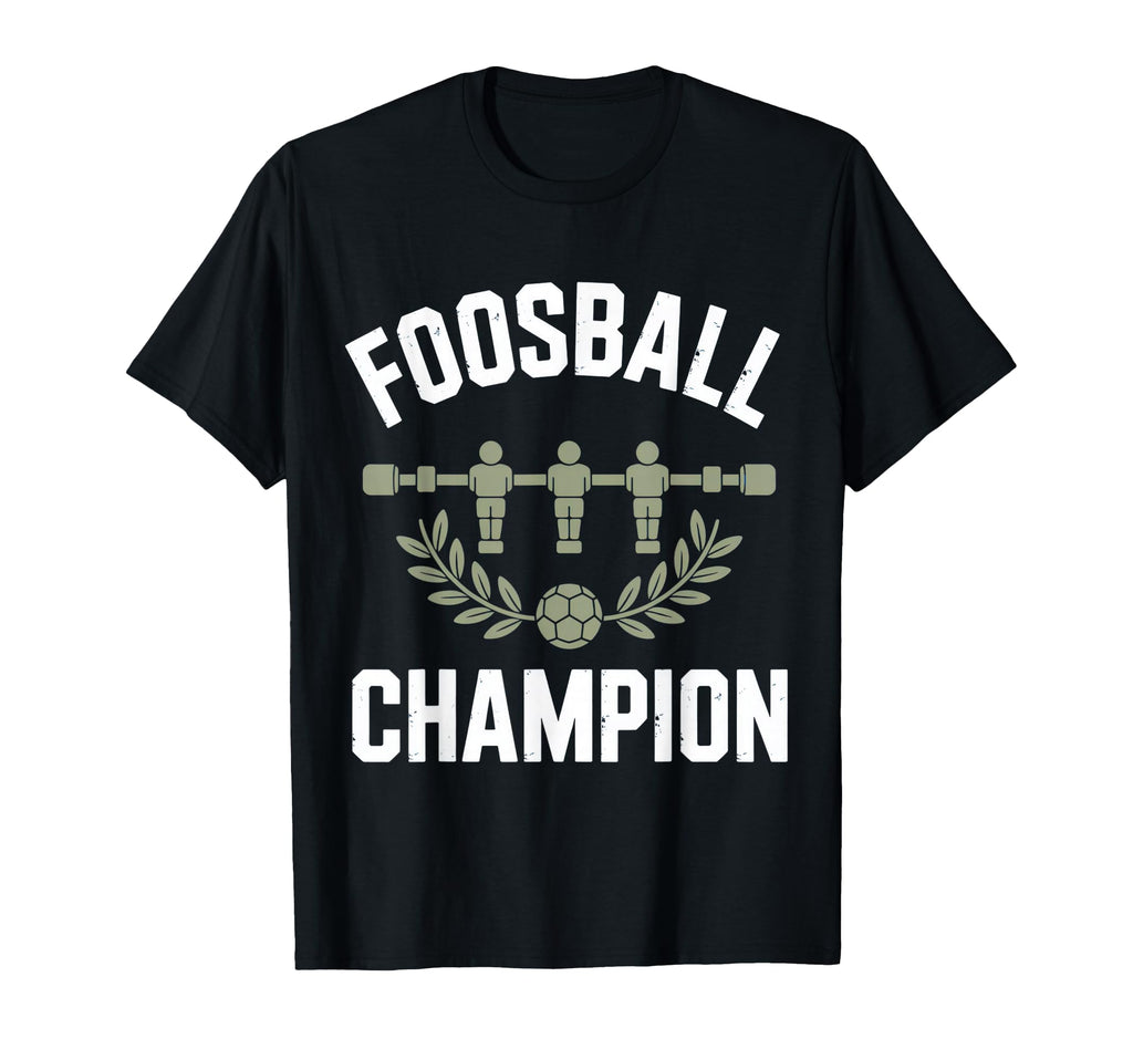 Foosball Champion Table Soccer T-Shirt - Minimalist Print Unisex