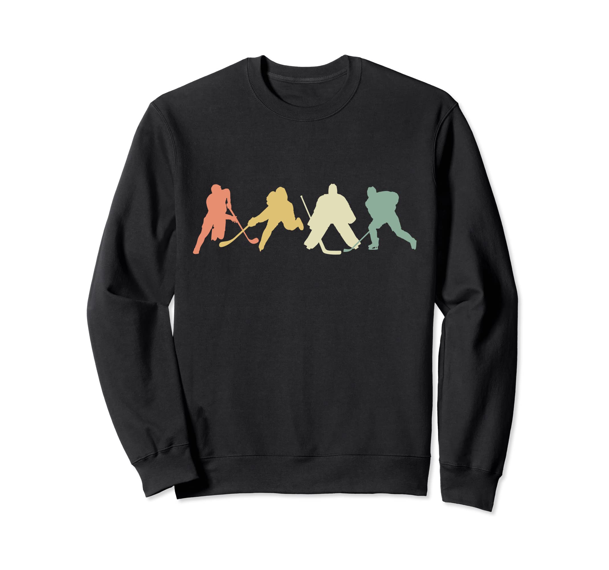 Ice Hockey Athlete Winter Sport Sweatshirt - Graphic Print for Adults