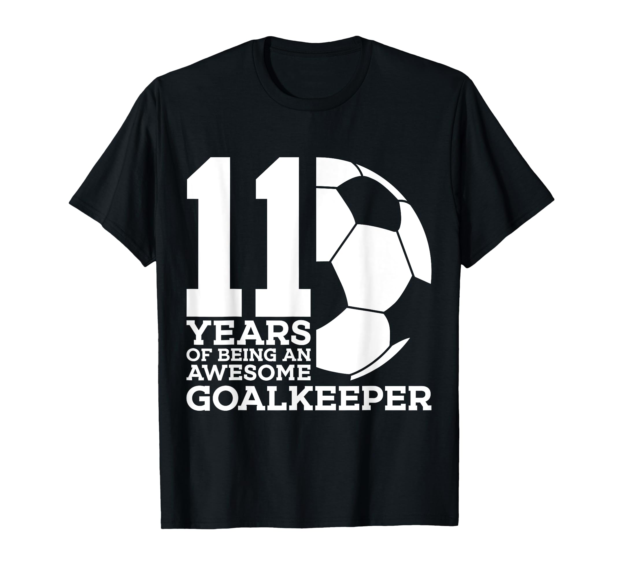 Soccer 11 Years Awesome Soccer T-Shirt - Graphic Print Men Women