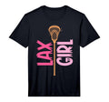 Lacrosse Stick Lax Player Goalkeeper T-Shirt - Novelty Apparel Unisex