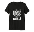 Soccer Coach Tri Blend T-Shirt - Custom Art Print Men Women
