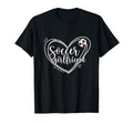 Soccer Girlfriend Heart Soccer Players T-Shirt - Trendy Graphic Unisex