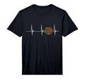 Mexico Eagle Heartbeat Ekg Pulse T-Shirt - Trendy Graphic for Adults