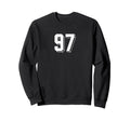 Number 97 80S 90S Soccer Team Jersey Sweatshirt - Streetwear Style Unisex