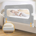 Bed Rail for Toddlers,Swing Down Kids Bed Rails Guard for Twin,Full,Queen,King,Bunk Size Bed,Extral Tall Child Bed Rail Guard with Reinforced Anchor Safety System (Grey, 59inch,1 Side)