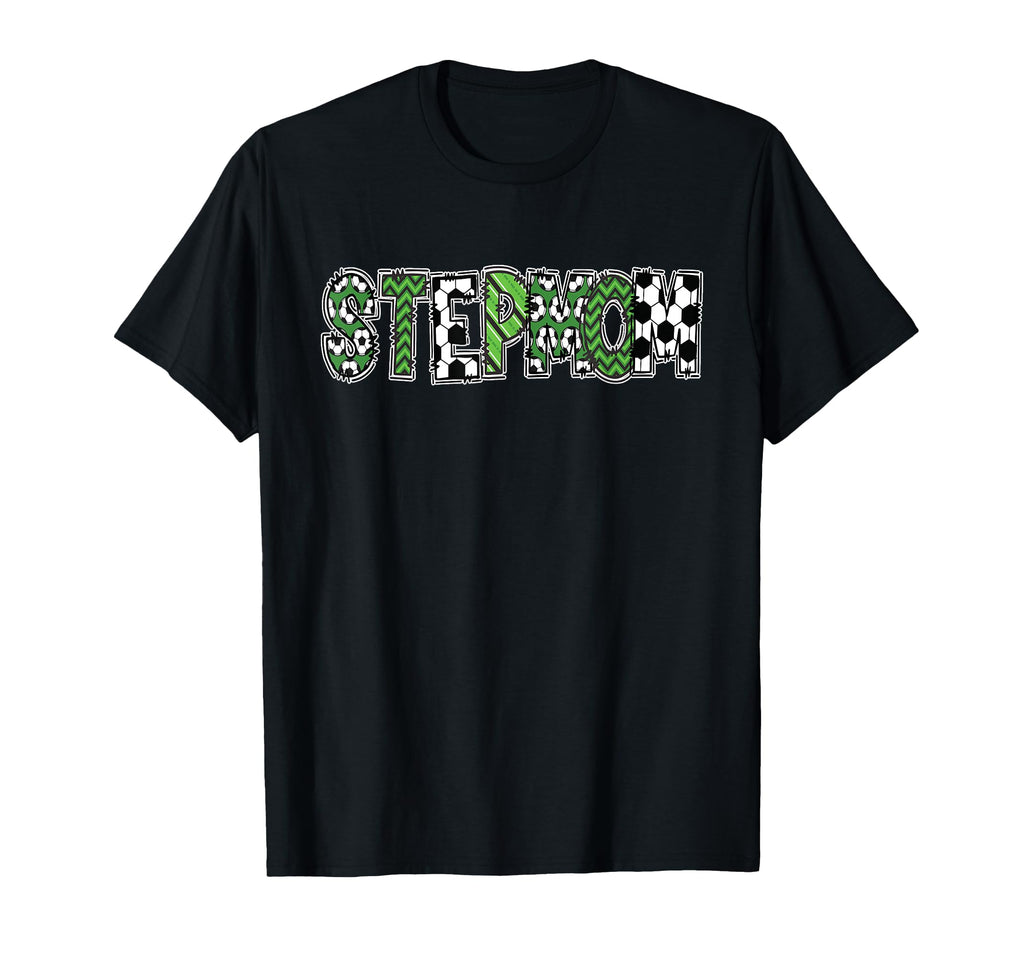 Soccer Stepmother Stepmom Birthday Party T-Shirt - Unique Graphic Men Women