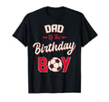 Dad Birthday Soccer Player Bday Party T-Shirt - Minimalist Print for Adults