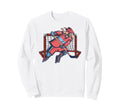 Roller Hockey Skates Goalkeeper Sweatshirt - Fun Novelty Design Men Women