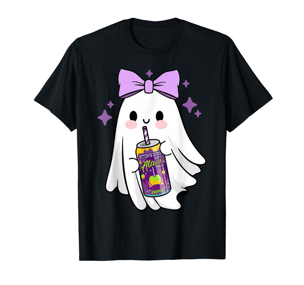 Coquette Ghost Energy Drink Ghoul T-Shirt - Aesthetic Graphic for Adults