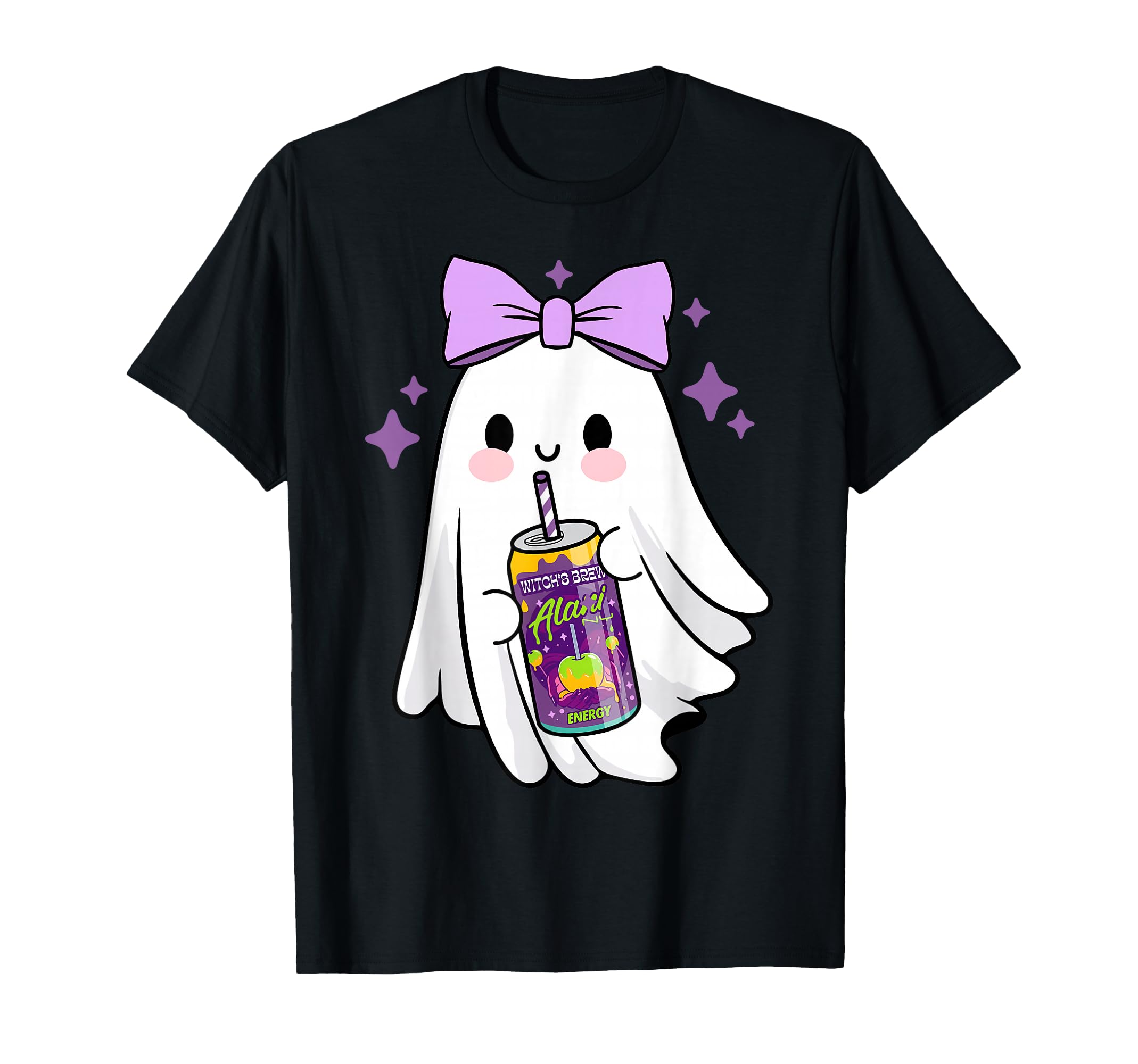 Coquette Ghost Energy Drink Ghoul T-Shirt - Aesthetic Graphic Men Women