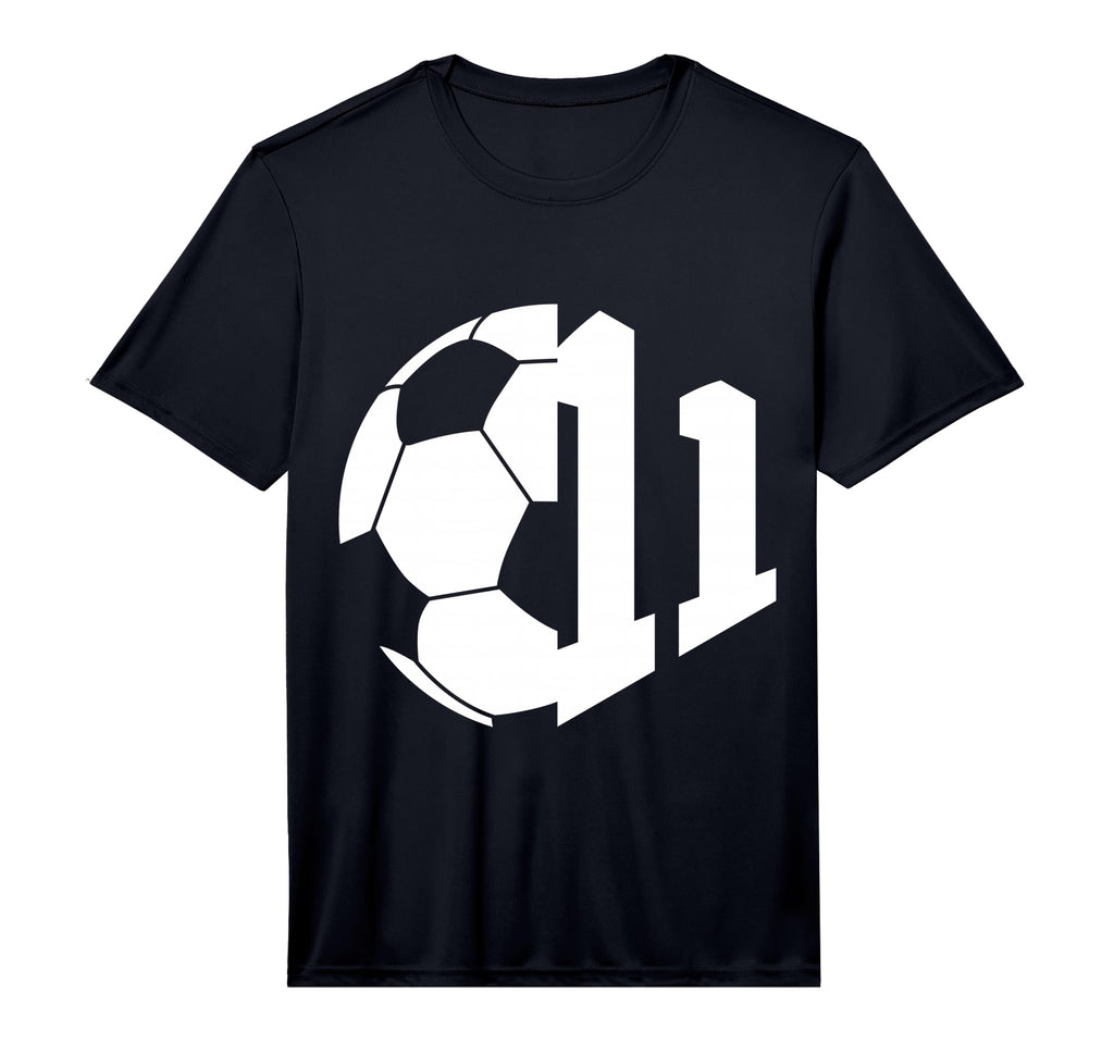 Number 11 Years Soccer 11Th T-Shirt - Fun Novelty Design for Adults