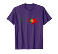 Heartbeat Ekg Pulse Portugal T-Shirt - Aesthetic Graphic for Adults