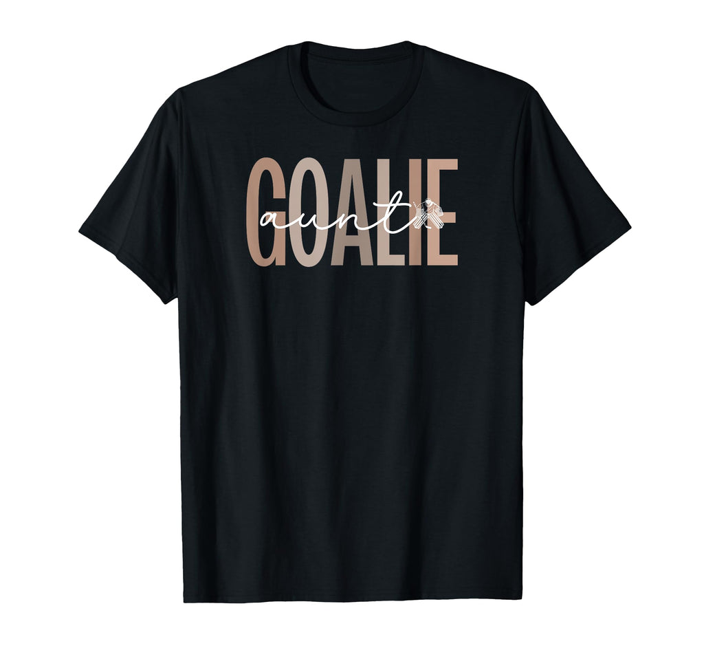 Ice Hockey Goalie Aunt Hockey Keeper T-Shirt - Custom Art Print for Adults