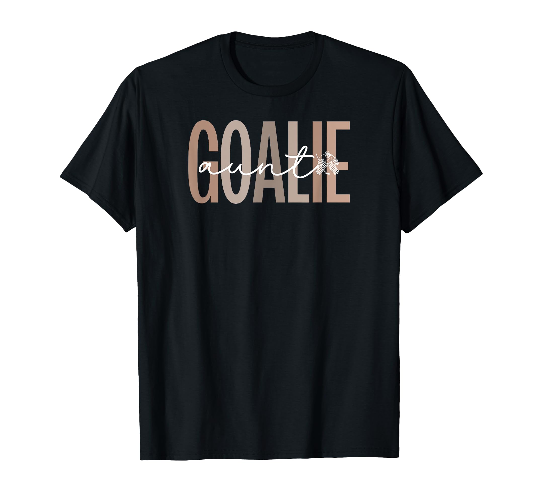 Ice Hockey Goalie Aunt Hockey Keeper T-Shirt - Custom Art Print for Adults
