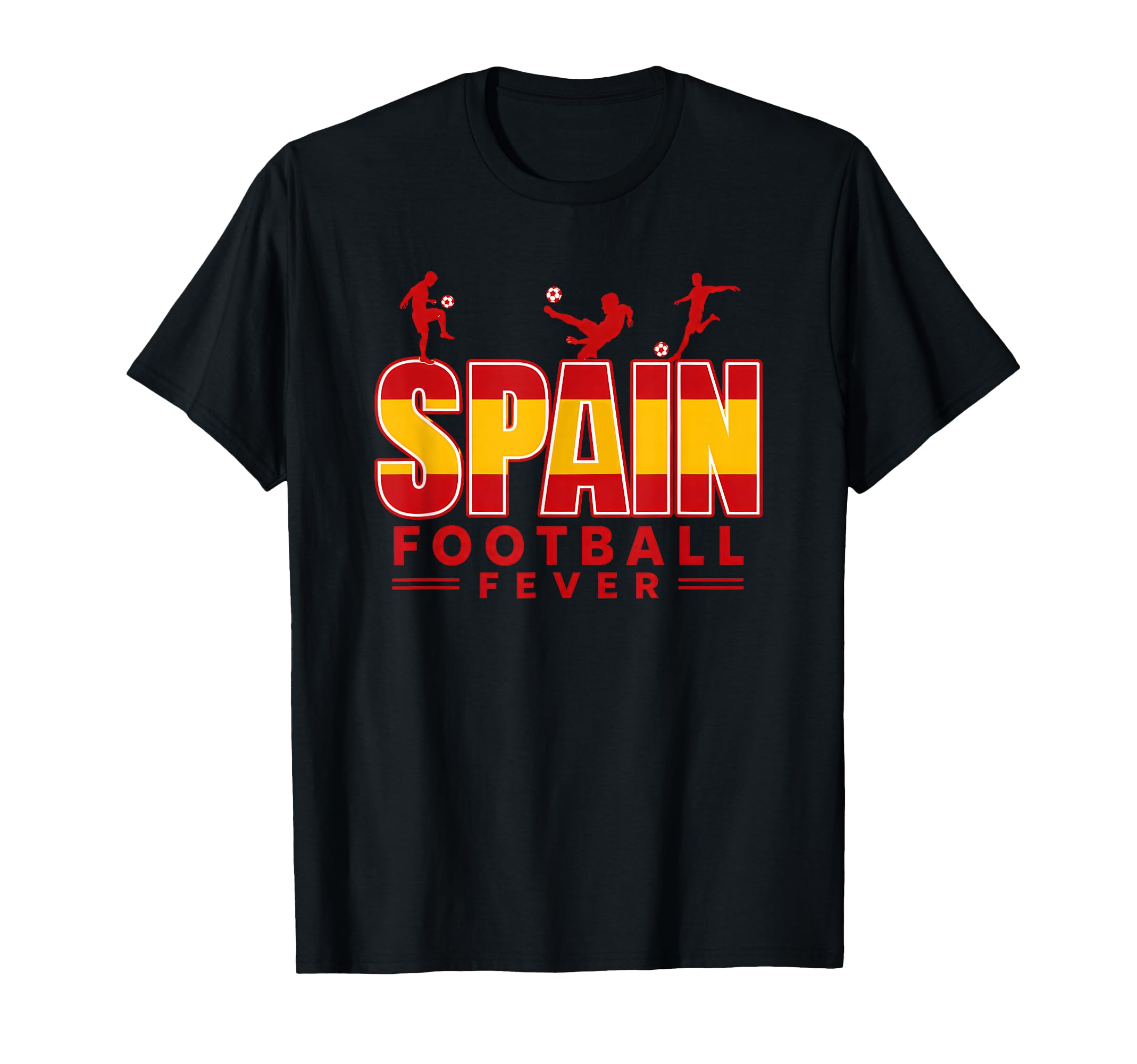 Spain Football Fever 2026 Soccer Fans T-Shirt - Custom Art Print Unisex