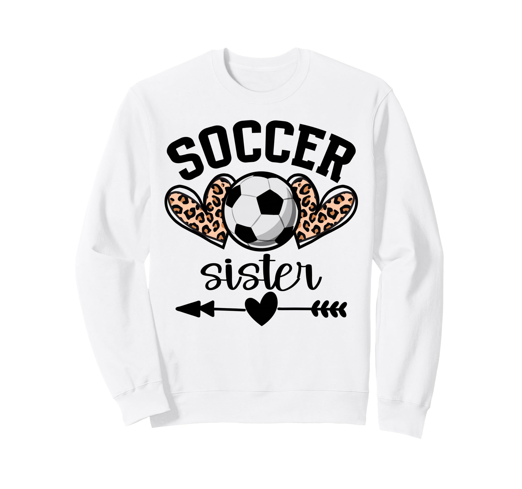 Soccer Sister Womens Soccer Sweatshirt - Fun Novelty Design Men Women
