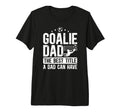 Mens Soccer Goalie Dad Best Title Dad T-Shirt - Graphic Print for Adults
