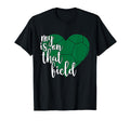 My Heart Is That Field Soccer Mom T-Shirt - Trendy Graphic Men Women