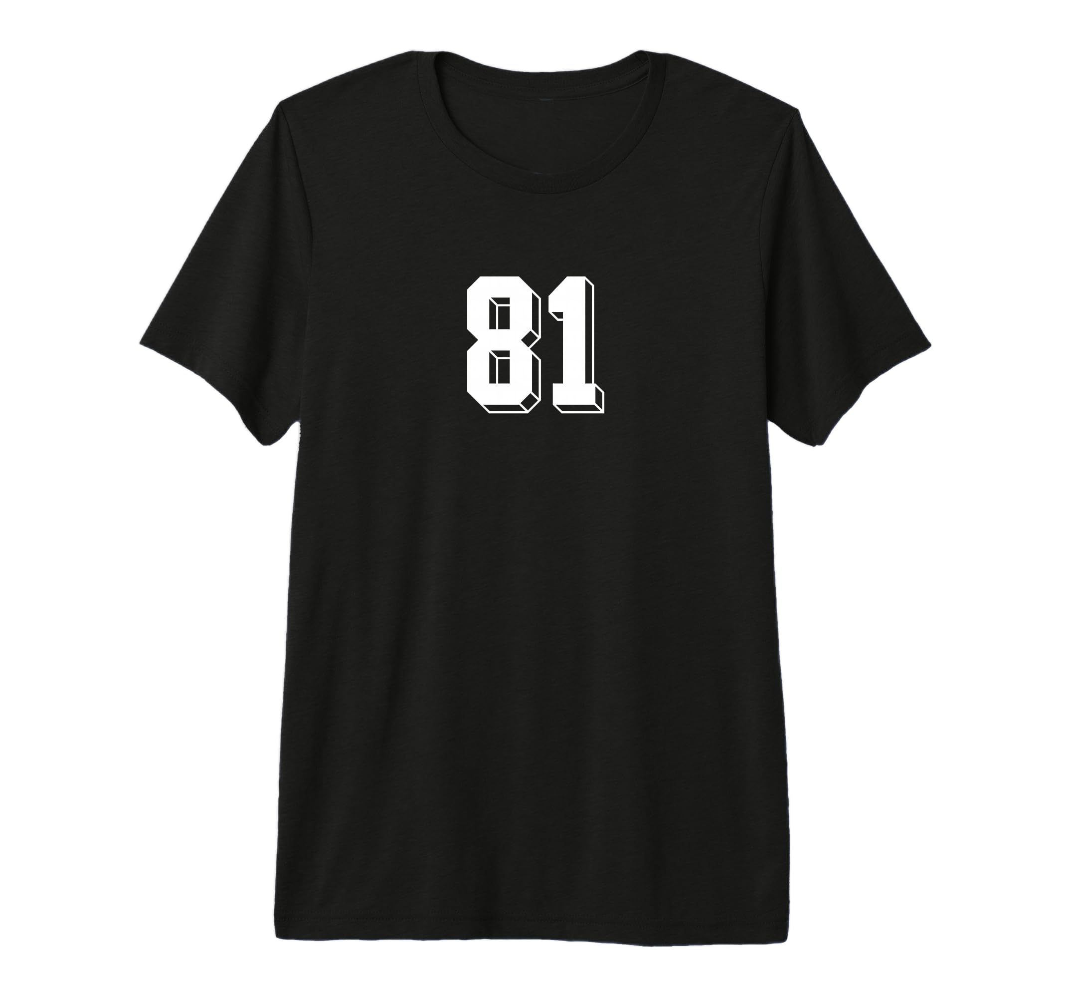 Number 81 80S 90S Soccer Team Jersey T-Shirt - Trendy Graphic Men Women