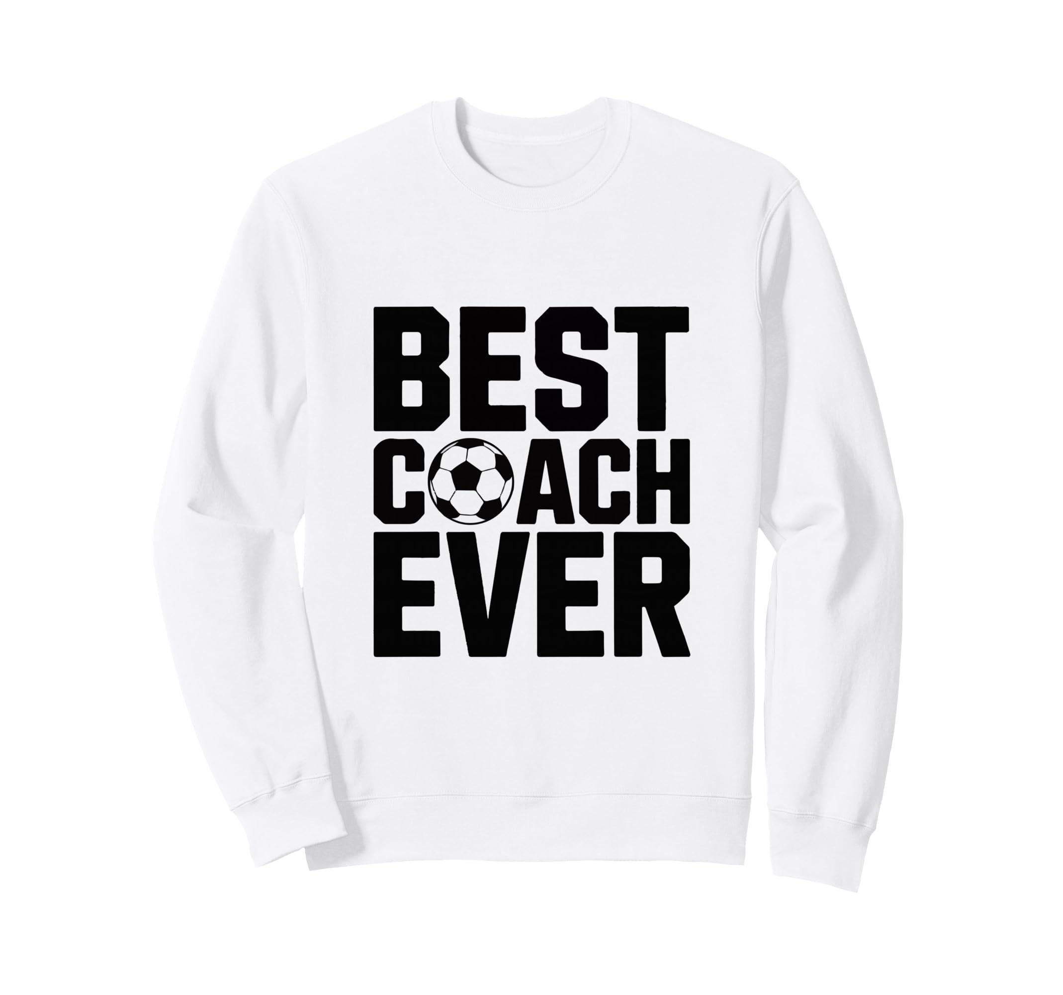 Best Soccer Coach Ever Gift Funny Godson Sweatshirt - Trendy Graphic Unisex
