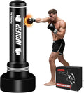 Freestanding Punching Bag with Stand, Men Standing Kickboxing Bag, Heavy Boxing for Adult Teens, Suitable for MMA Dummy Karate Home Gym Training Equipment （Excludes Gloves and Pumps）
