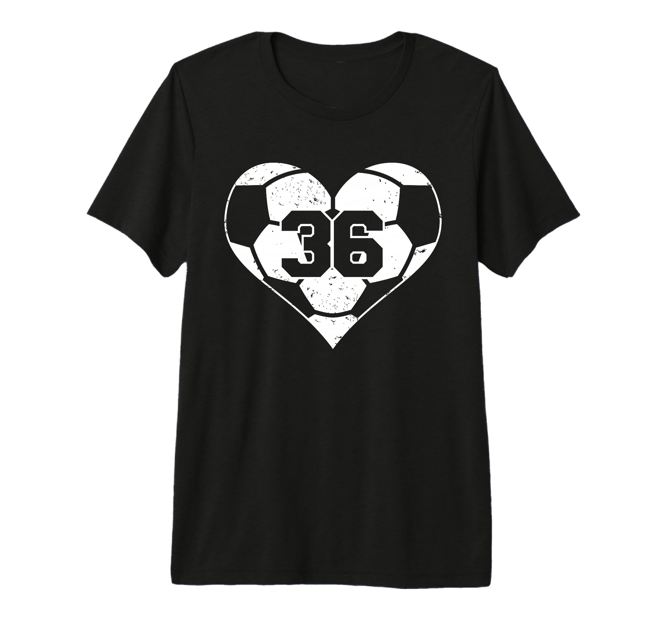 Soccer Number 36 Jersey Funny Soccer T-Shirt - Novelty Apparel Men Women