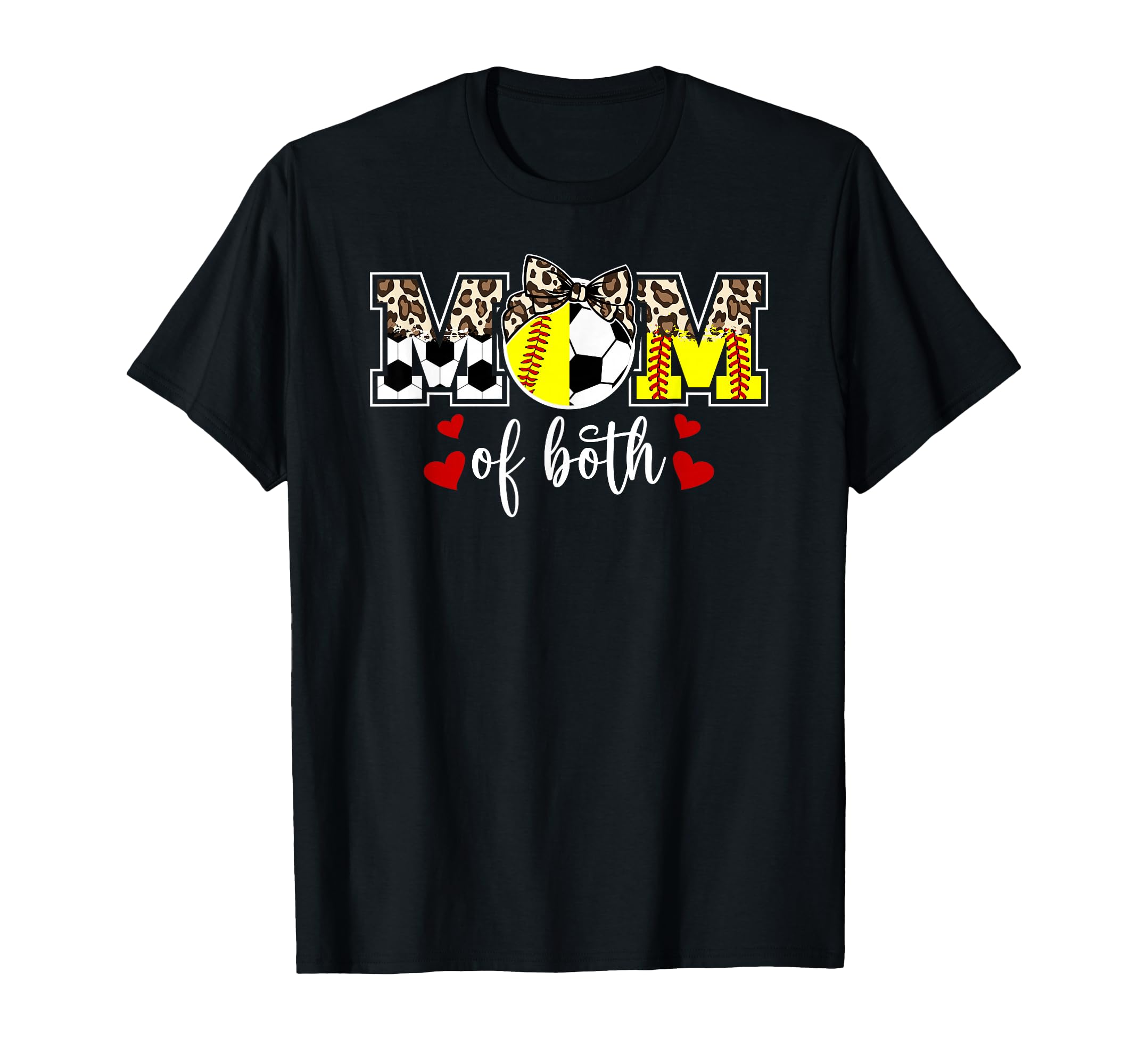 Mom Both Softball Soccer Mom Soccer T-Shirt - Minimalist Print Men Women