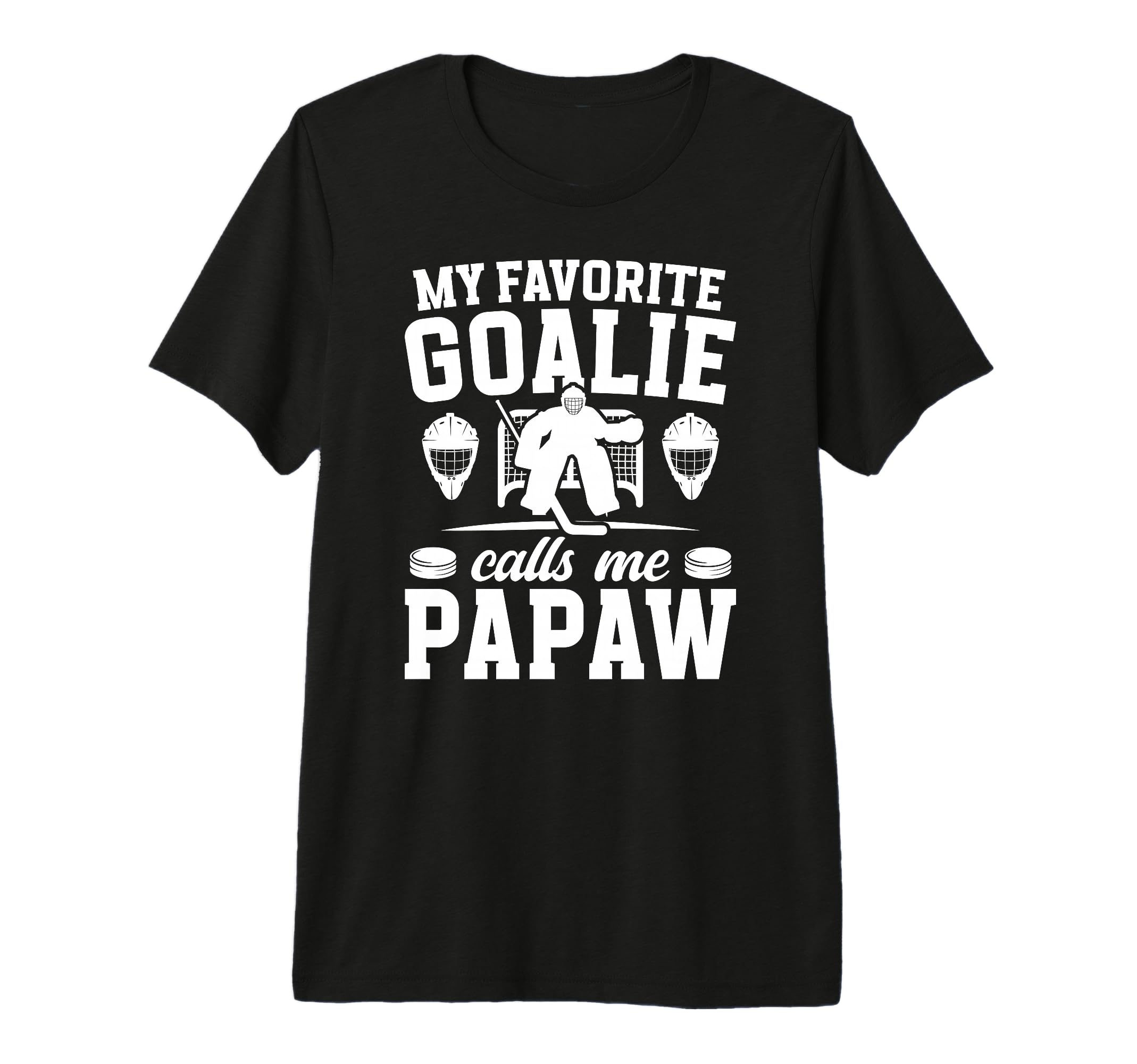 Mens Proud Hockey Goalie Papaw Ice T-Shirt - Streetwear Style Unisex