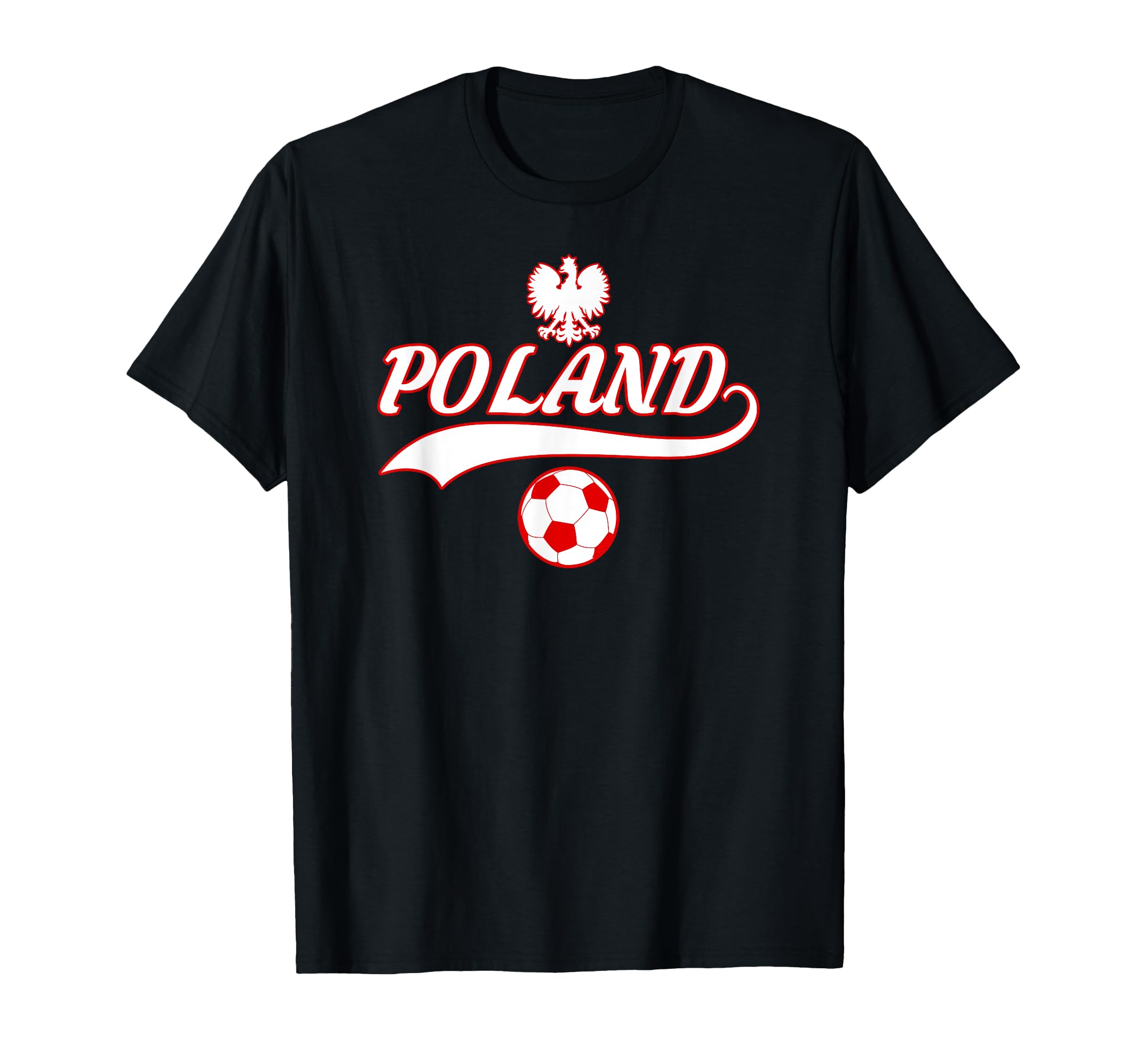 Poland Team World Fan Soccer T-Shirt - Casual Everyday Wear for Adults