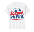 Soccer Poppa Dad Soccer Fan T-Shirt - Fun Novelty Design for Adults