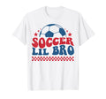 Soccer Lil Bro Soccer Brother Support T-Shirt - Graphic Print Men Women