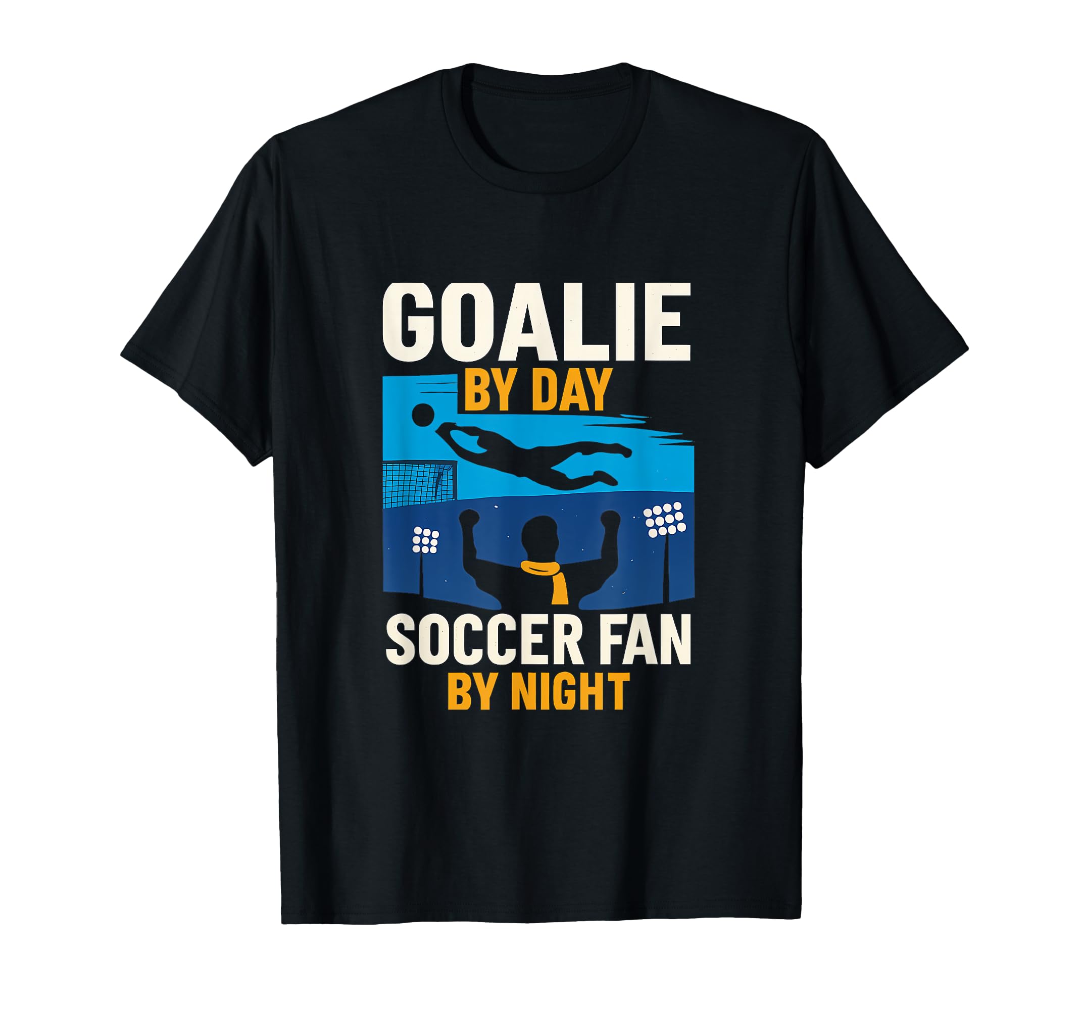Goalie Day Soccer Fan Night T-Shirt - Minimalist Print Unisex