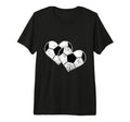 Soccer Hearts Ball Play Sports Sweatshirt - Minimalist Print Men Women
