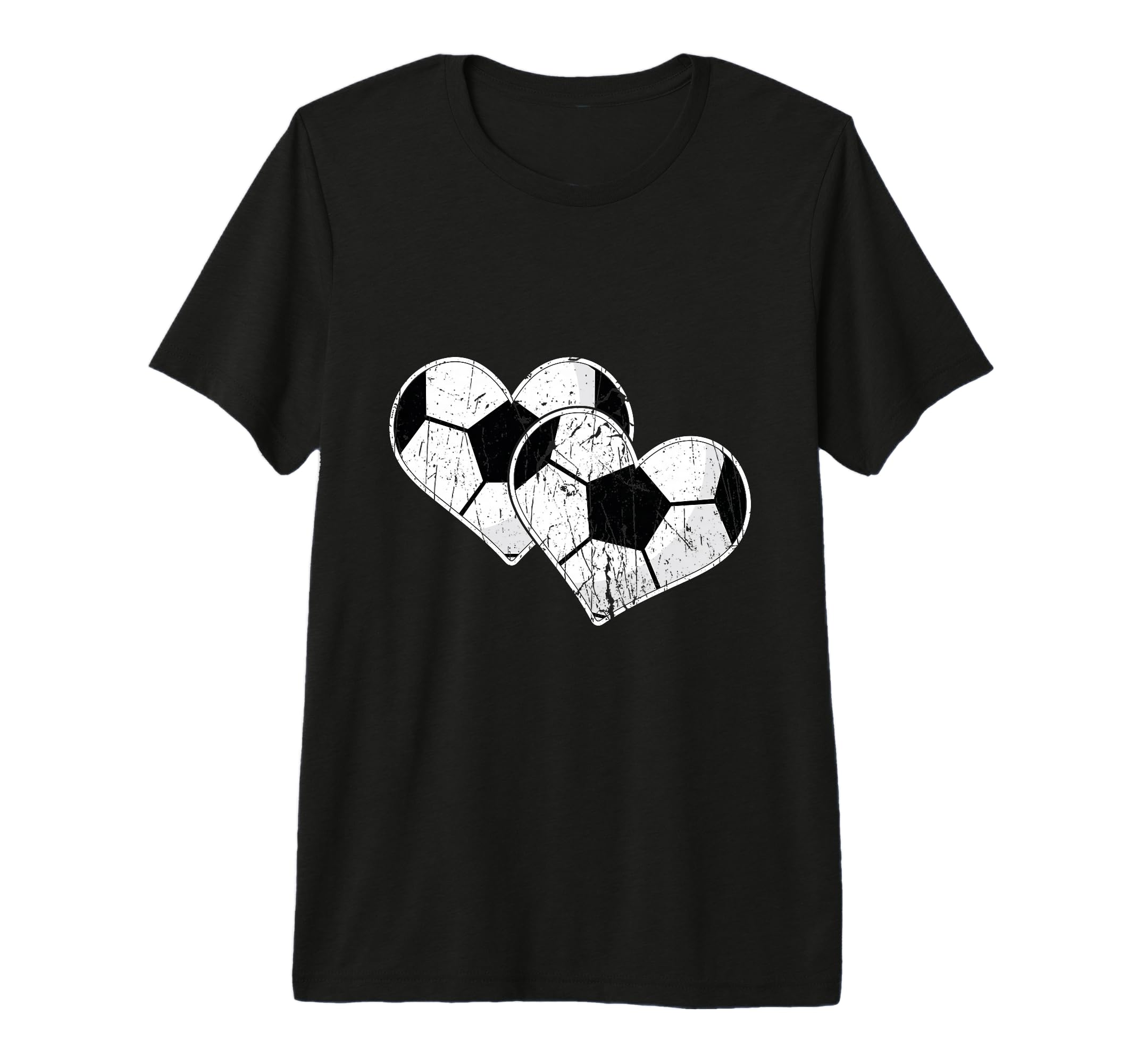 Soccer Hearts Ball Play Sports Sweatshirt - Minimalist Print Men Women