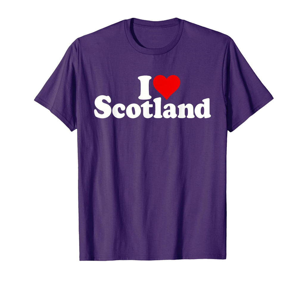 I Love Heart Scotland T-Shirt - Streetwear Style Unisex