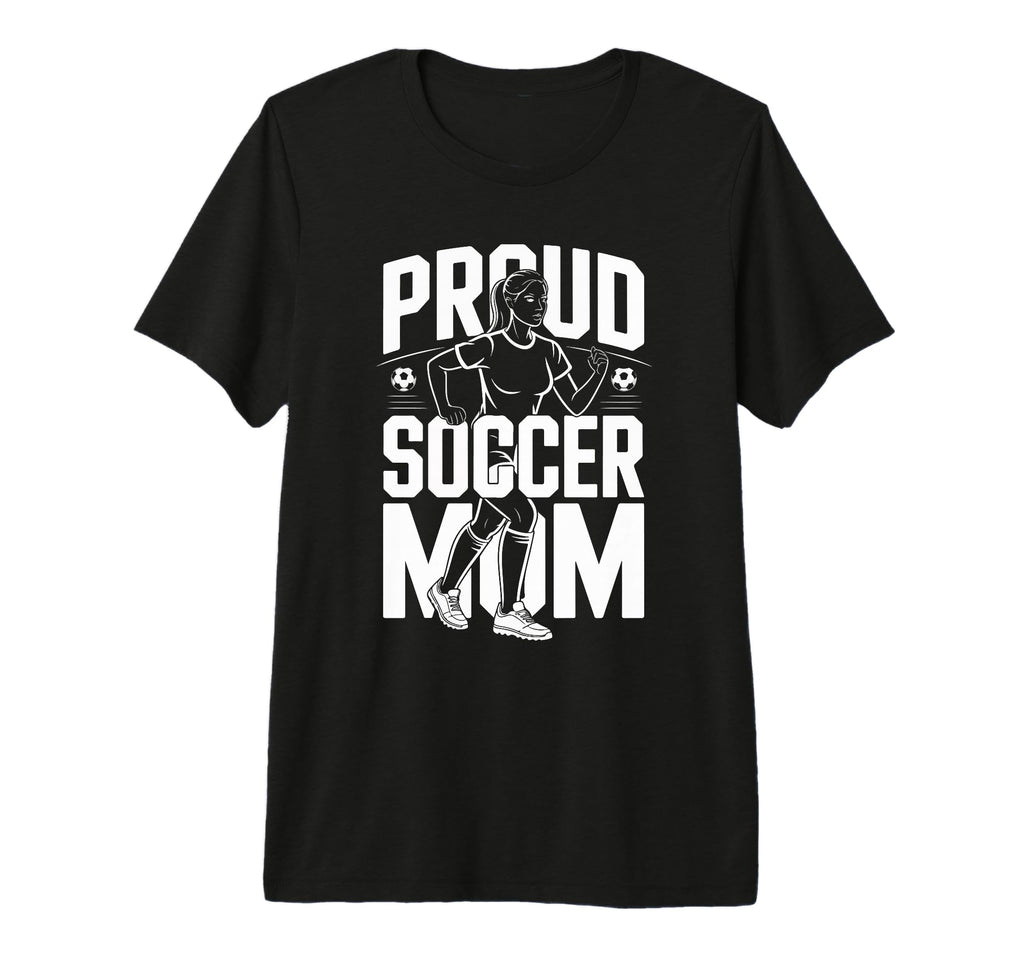 Proud Soccer Mom Sunset Vibes Tri Blend T-Shirt - Custom Art Print Unisex