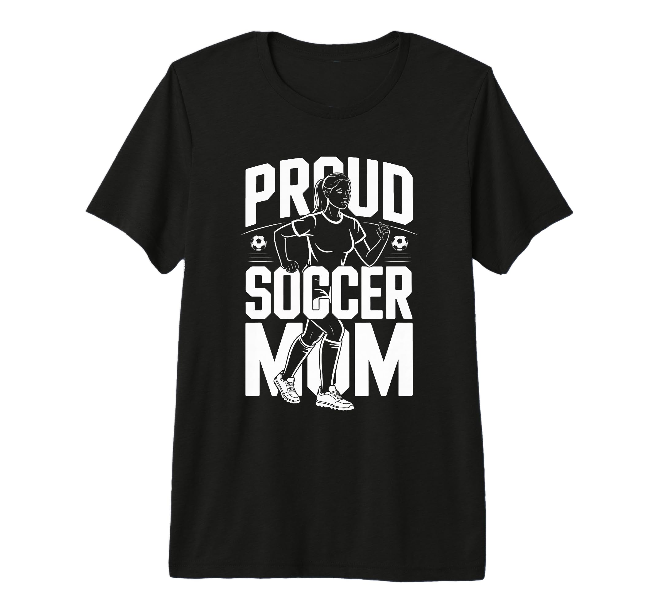 Proud Soccer Mom Sunset Vibes Tri Blend T-Shirt - Custom Art Print Unisex