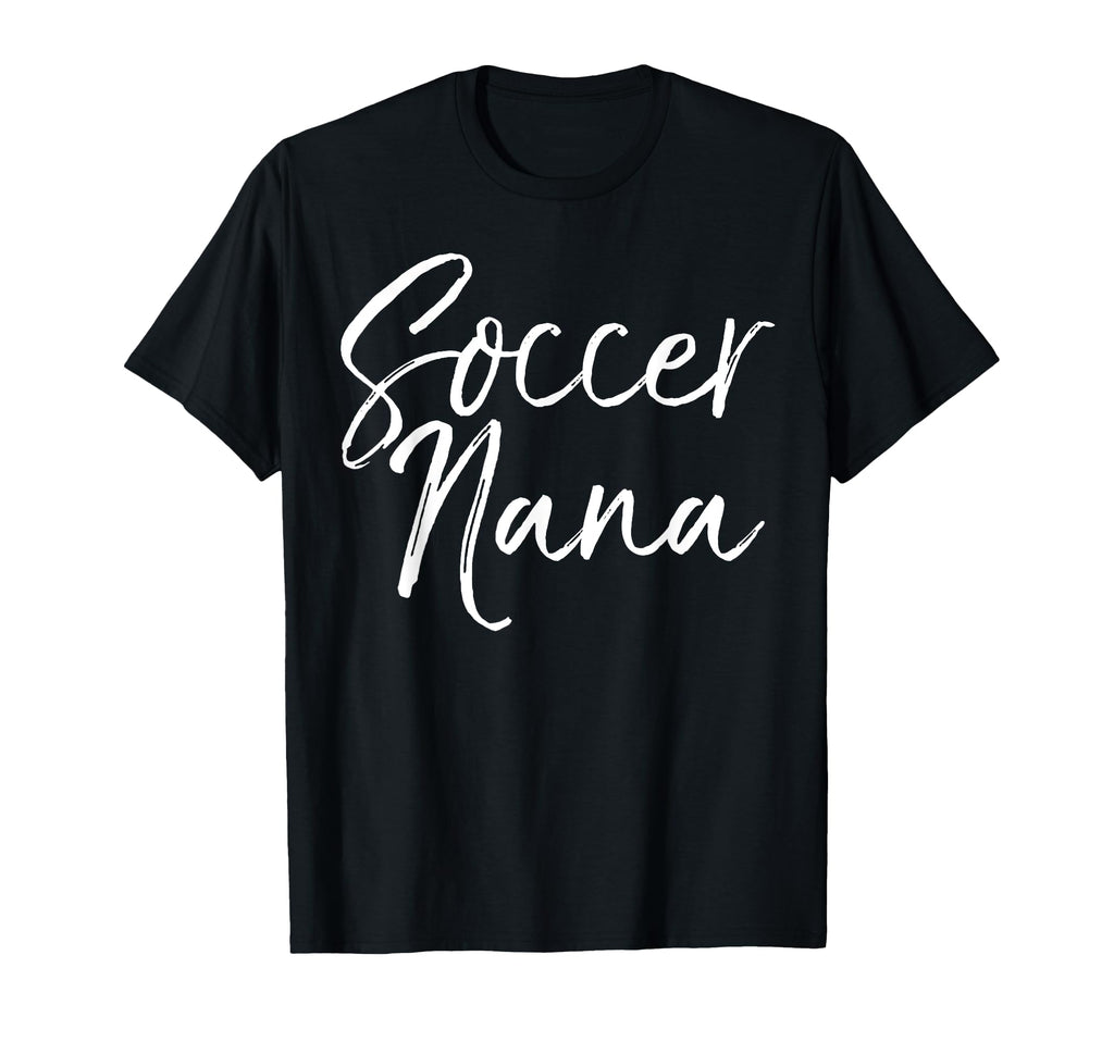 Soccer Grandmother Matching Family T-Shirt - Casual Everyday Wear Unisex