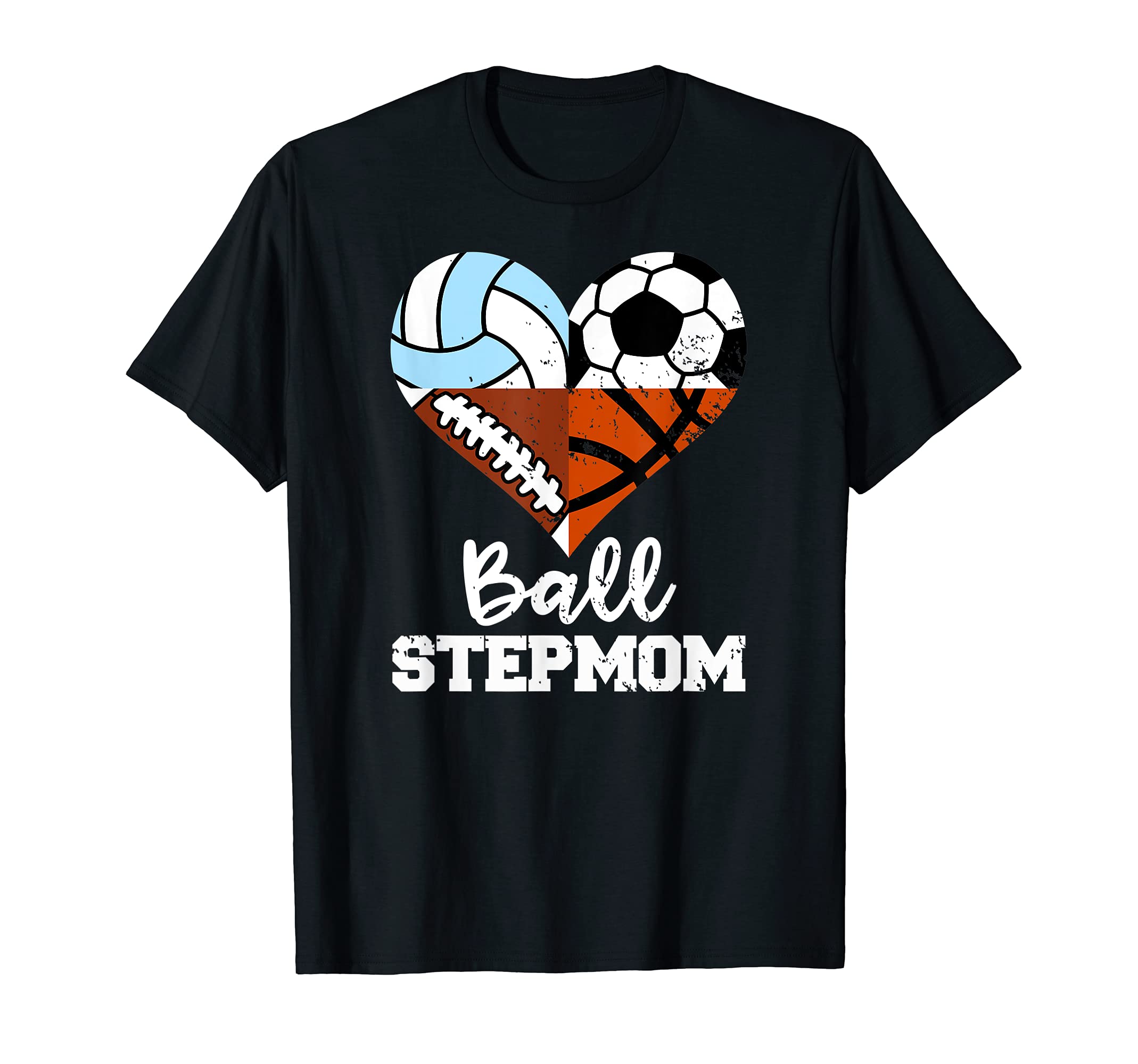 Ball Stepmom Funny Soccer Football T-Shirt - Aesthetic Graphic Men Women