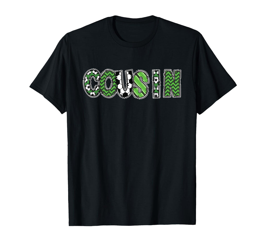 Soccer Cousin Birthday Party T-Shirt - Aesthetic Graphic for Adults