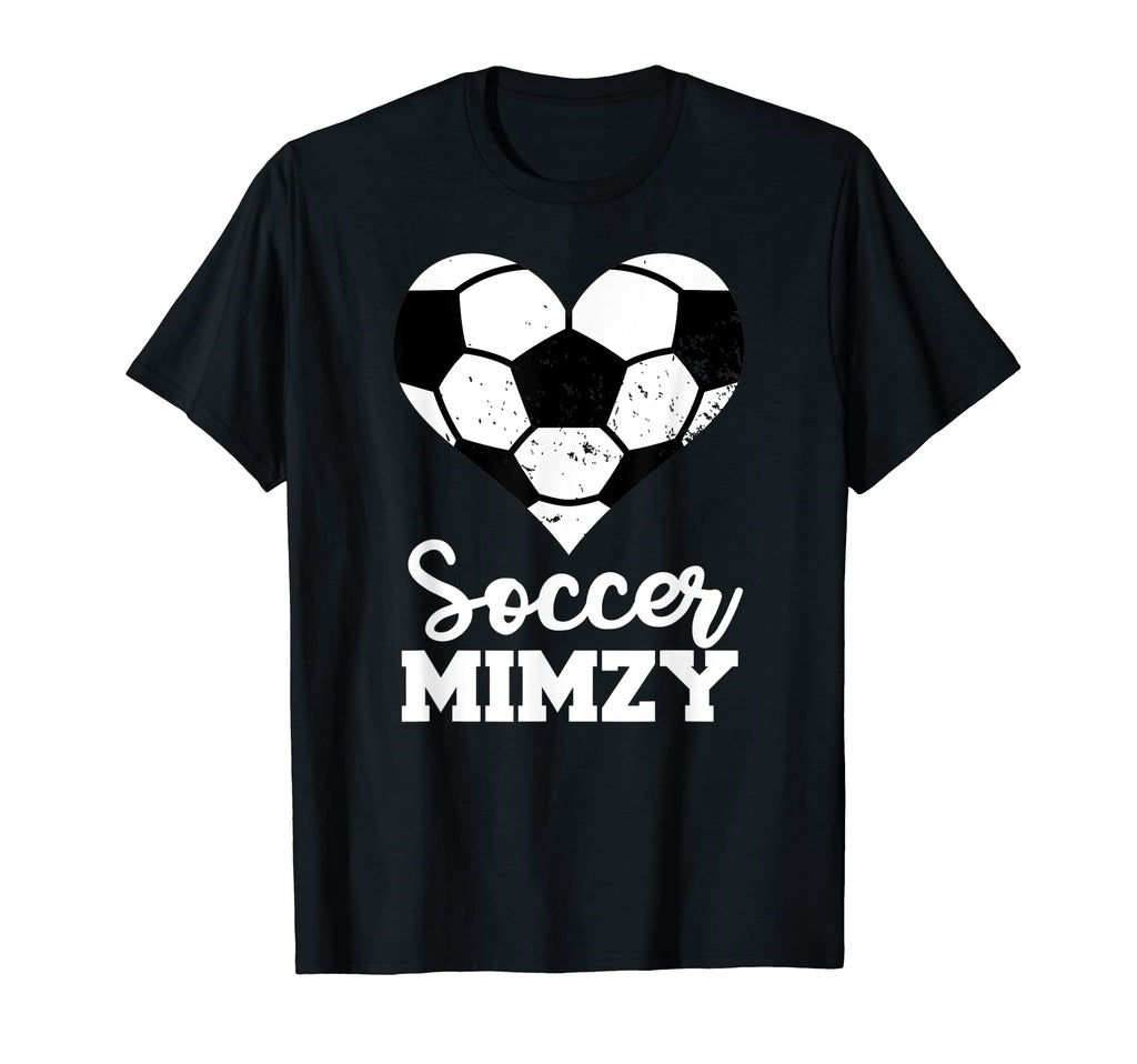 Soccer Mimzy Funny Soccer Heart Grandma T-Shirt - Novelty Apparel Unisex