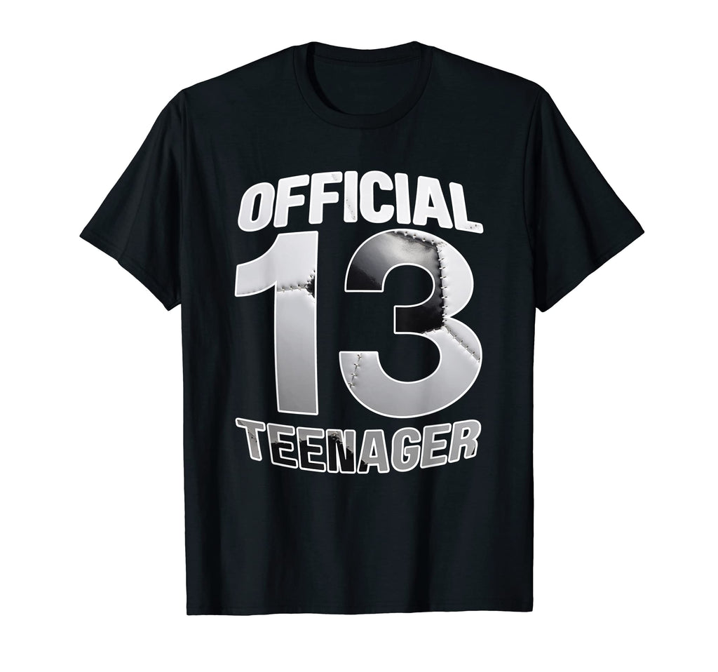 Teenager 13Th Birthday Party Soccer Ball T-Shirt - Unique Graphic Unisex
