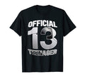 Teenager 13Th Birthday Party Soccer Ball T-Shirt - Unique Graphic Unisex
