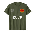 Cccp Soccer Hammer Sickle Soviet Union T-Shirt - Novelty Apparel Unisex