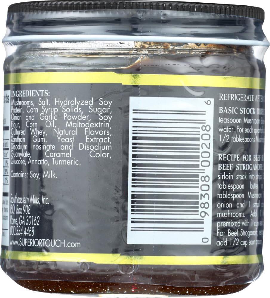 Better Than Bouillon Mushroom Base - 8 Oz Jar - Pack of 6 - Concentrated Vegetable Broth