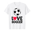 Love Soccer Funny Soccer Player T-Shirt - Casual Everyday Wear Unisex